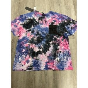 AKOO “KALEIDOSCOPE “ BLACK KNIT MENS SHORT SLEEVE SHIRT SIZE 3XL NEW RETAIL 62